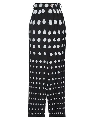 Vivienne Westwood Woman Maxi Skirt Black Size 12 Virgin Wool