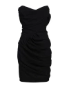 Vivienne Westwood Woman Midi Dress Black Size 6 Polyester In Black