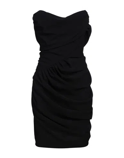 Vivienne Westwood Woman Midi Dress Black Size 6 Polyester