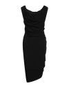Vivienne Westwood Woman Midi Dress Black Size Xl Viscose, Elastane