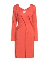 Vivienne Westwood Midi Dresses In Orange