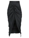 Vivienne Westwood Panther Draped Cady Midi Skirt In Black