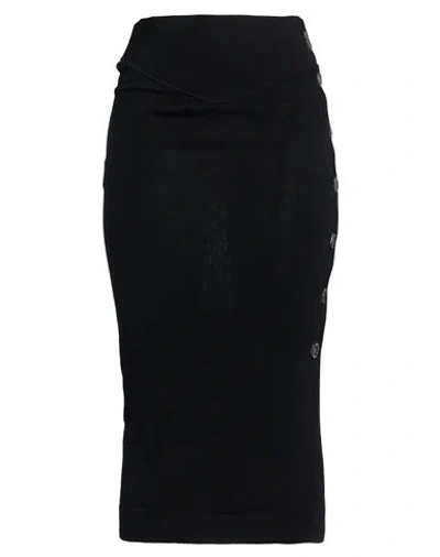 Vivienne Westwood Woman Midi Skirt Black Size M Virgin Wool