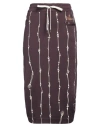 Vivienne Westwood Woman Midi Skirt Plum Size S Polyamide, Cotton, Elastane In Purple