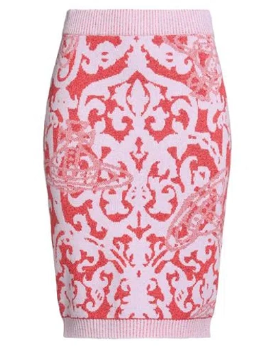 VIVIENNE WESTWOOD VIVIENNE WESTWOOD WOMAN MIDI SKIRT LILAC SIZE M COTTON, POLYAMIDE, POLYESTER