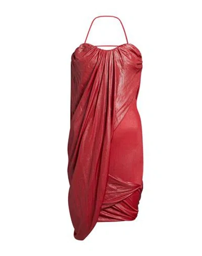 Vivienne Westwood Woman Mini Dress Tomato Red Size M Viscose