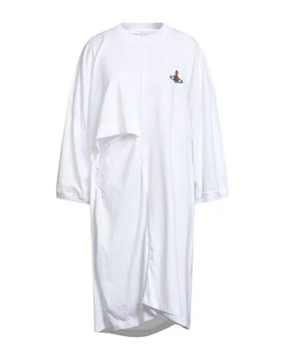 Vivienne Westwood Woman Mini Dress White Size M Cotton