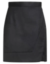 Vivienne Westwood Woman Mini Skirt Black Size 6 Virgin Wool In Black