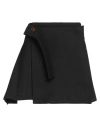 Vivienne Westwood Woman Mini Skirt Black Size 8 Virgin Wool In Black