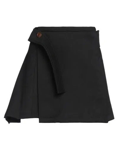 Vivienne Westwood Woman Mini Skirt Black Size 8 Virgin Wool