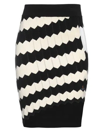Vivienne Westwood Woman Mini Skirt Black Size M Viscose, Cotton, Polyester, Polyamide
