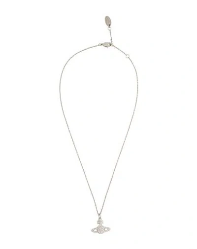 Vivienne Westwood Woman Necklace Silver Size - Brass