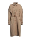 Vivienne Westwood Woman Overcoat & Trench Coat Khaki Size 6 Cotton In Beige