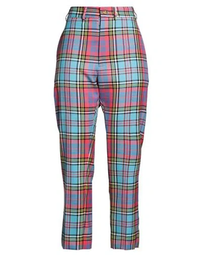 Vivienne Westwood Woman Pants Azure Size 0 Virgin Wool In Blue