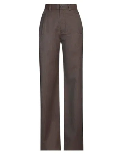 Vivienne Westwood Woman Pants Brown Size 8 Virgin Wool