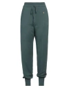 Vivienne Westwood Woman Pants Dark Green Size L Cotton, Cashmere