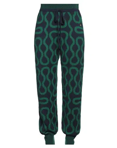 Vivienne Westwood Woman Pants Green Size L/xl Virgin Wool, Mohair Wool, Alpaca Wool, Polyamide