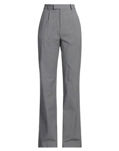 Vivienne Westwood Woman Pants Grey Size 6 Cotton, Elastane In Gray