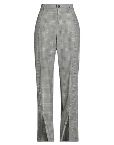 Vivienne Westwood Woman Pants Grey Size 6 Virgin Wool In Gray