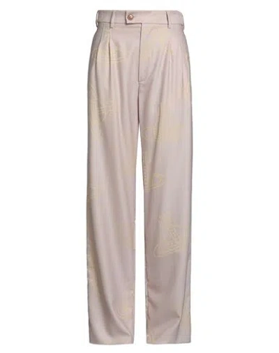 Vivienne Westwood Woman Pants Grey Size L Wool In Neutral