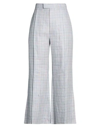 Vivienne Westwood Woman Pants Light Blue Size 4 Wool, Linen