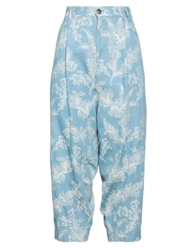 Vivienne Westwood Woman Pants Light Blue Size Xs Cotton