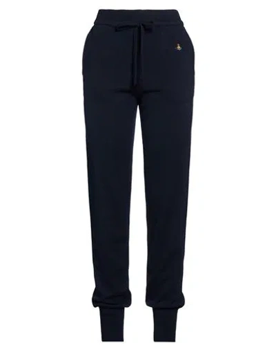 Vivienne Westwood Woman Pants Midnight Blue Size Xl Cotton In Black