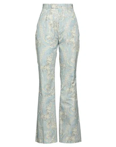 Vivienne Westwood Woman Pants Sky Blue Size 8 Cotton
