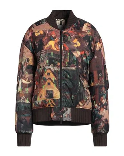 Vivienne Westwood Woman Jacket Chocolate Brown Size M Polyamide