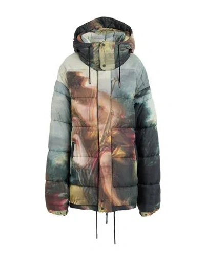 Vivienne Westwood Woman Puffer Green Size L Polyamide