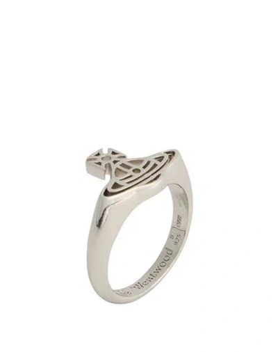 Vivienne Westwood Woman Ring Silver Size L 925/1000 Silver