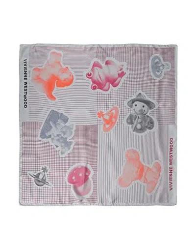 Vivienne Westwood Woman Scarf Light Grey Size - Silk