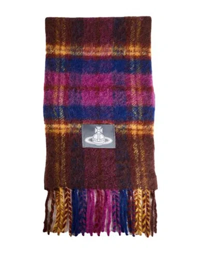Vivienne Westwood Woman Scarf Mauve Size - Alpaca Wool, Polyamide, Wool In Purple