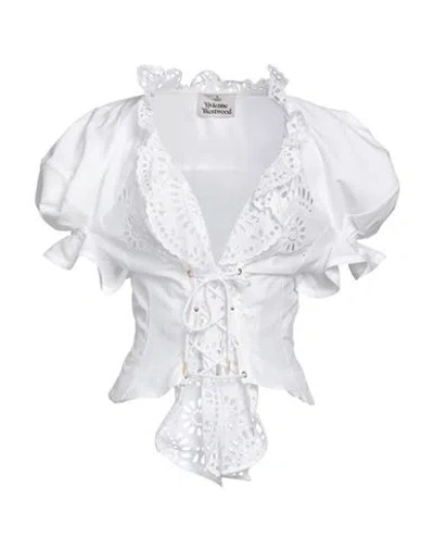 Vivienne Westwood Woman Shirt White Size 6 Cotton