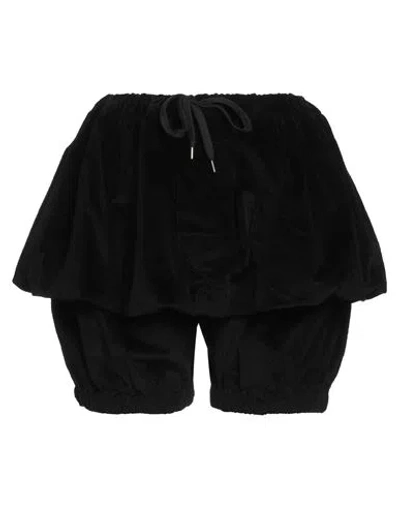 Vivienne Westwood Woman Shorts & Bermuda Shorts Black Size 8 Cotton, Elastane