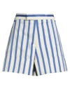 Vivienne Westwood Woman Shorts & Bermuda Shorts Blue Size M Cotton In Blue