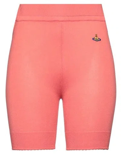 Vivienne Westwood Slim Fit Cotton Shorts In Pink