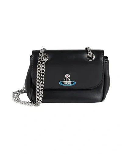 Vivienne Westwood Woman Shoulder Bag Black Size - Lambskin