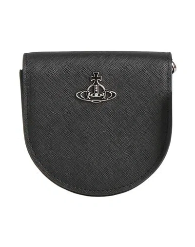 Vivienne Westwood Woman Shoulder Bag Black Size - Leather
