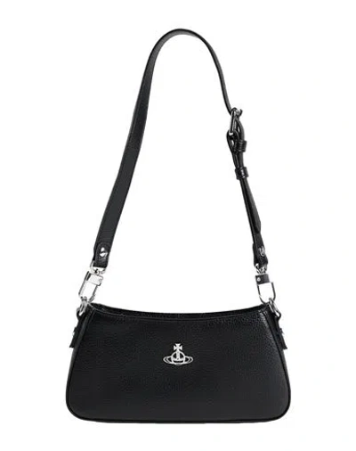 Vivienne Westwood Woman Shoulder Bag Black Size - Polyurethane