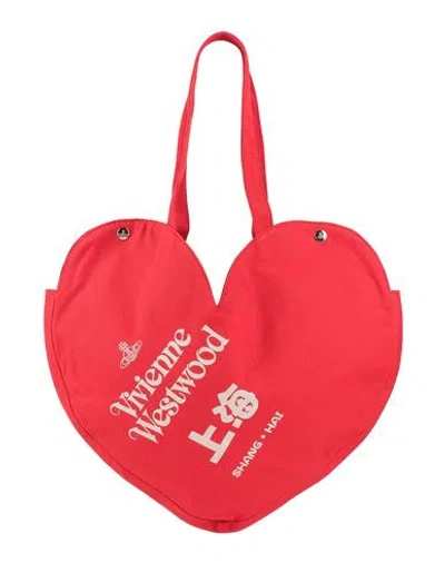 Vivienne Westwood Woman Shoulder Bag Red Size - Textile Fibers