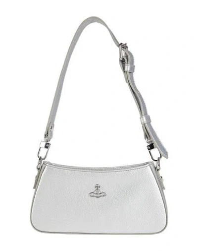 Vivienne Westwood Woman Shoulder Bag Silver Size - Polyurethane
