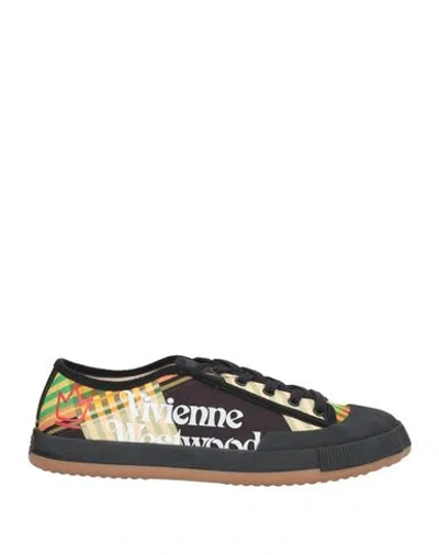 Vivienne Westwood Woman Sneakers Black Size 6 Textile Fibers