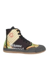 Vivienne Westwood Woman Sneakers Orange Size 6 Textile Fibers In Black