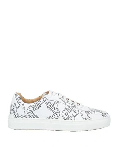 Vivienne Westwood Woman Sneakers White Size 7 Leather