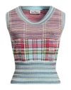 Vivienne Westwood Woman Sweater Azure Size S Viscose, Cotton, Polyester, Polyamide, Polypropylene In Blue