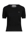 Vivienne Westwood Bea Short Sleeve Sweater In Black