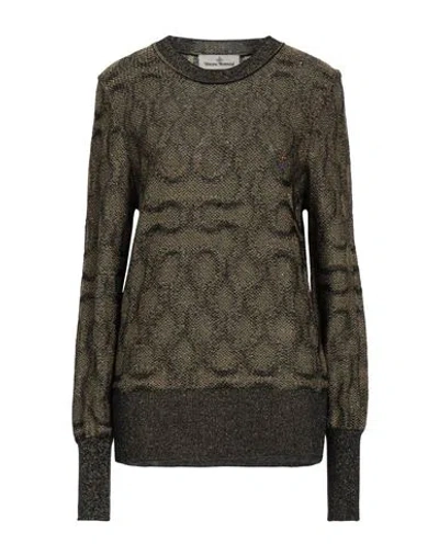 Vivienne Westwood Woman Sweater Black Size M Viscose, Wool, Acrylic, Polyamide, Metallic Fiber