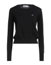 Vivienne Westwood Women Cotton And Cashmere Blend Jumper In Black