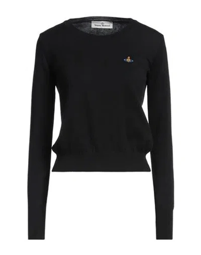 Vivienne Westwood Woman Sweater Black Size Xs Cotton, Cashmere